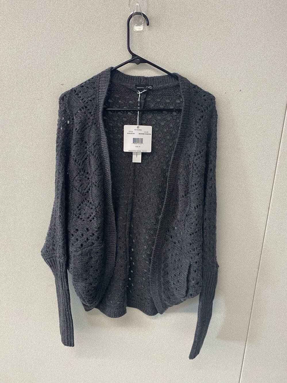 RXB Heather Charcoal Knit Sweater M
